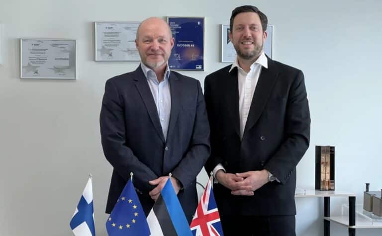 British Ambassador to Estonia Ross Allen Visits Elcogen’s Tallinn Headquarters